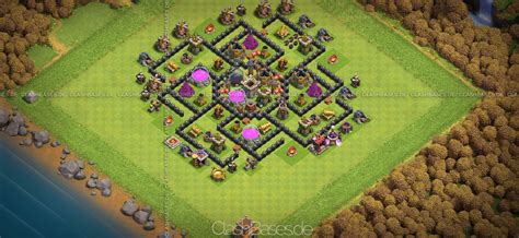 lv 8 town hall base|town hall 8 coc base.